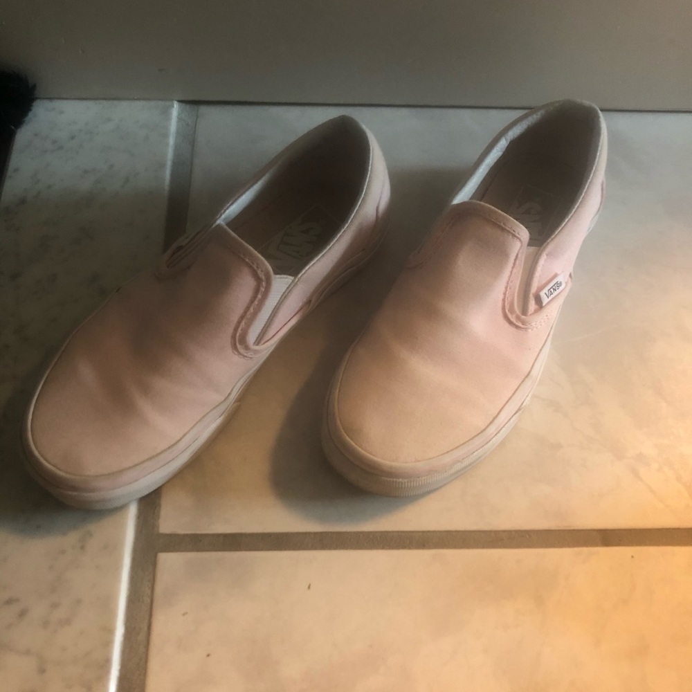 Pastel Pink Slip-On Vans